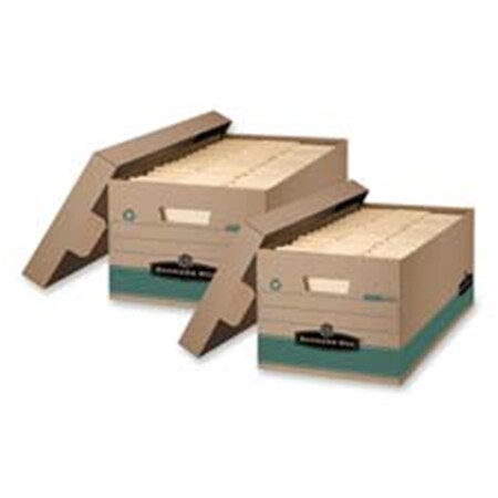 Fellowes FEL Stor-File Box- w- Lid- Legal- 15in.x24in.x10in., 12PK 1270201